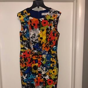 Jones Studio Abstract Print Dress NWOT